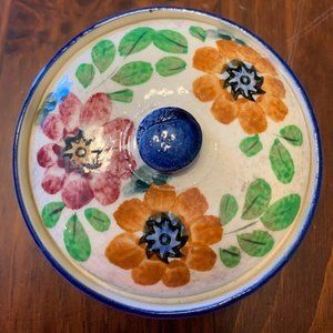 Hand painted trinket box made in Japan